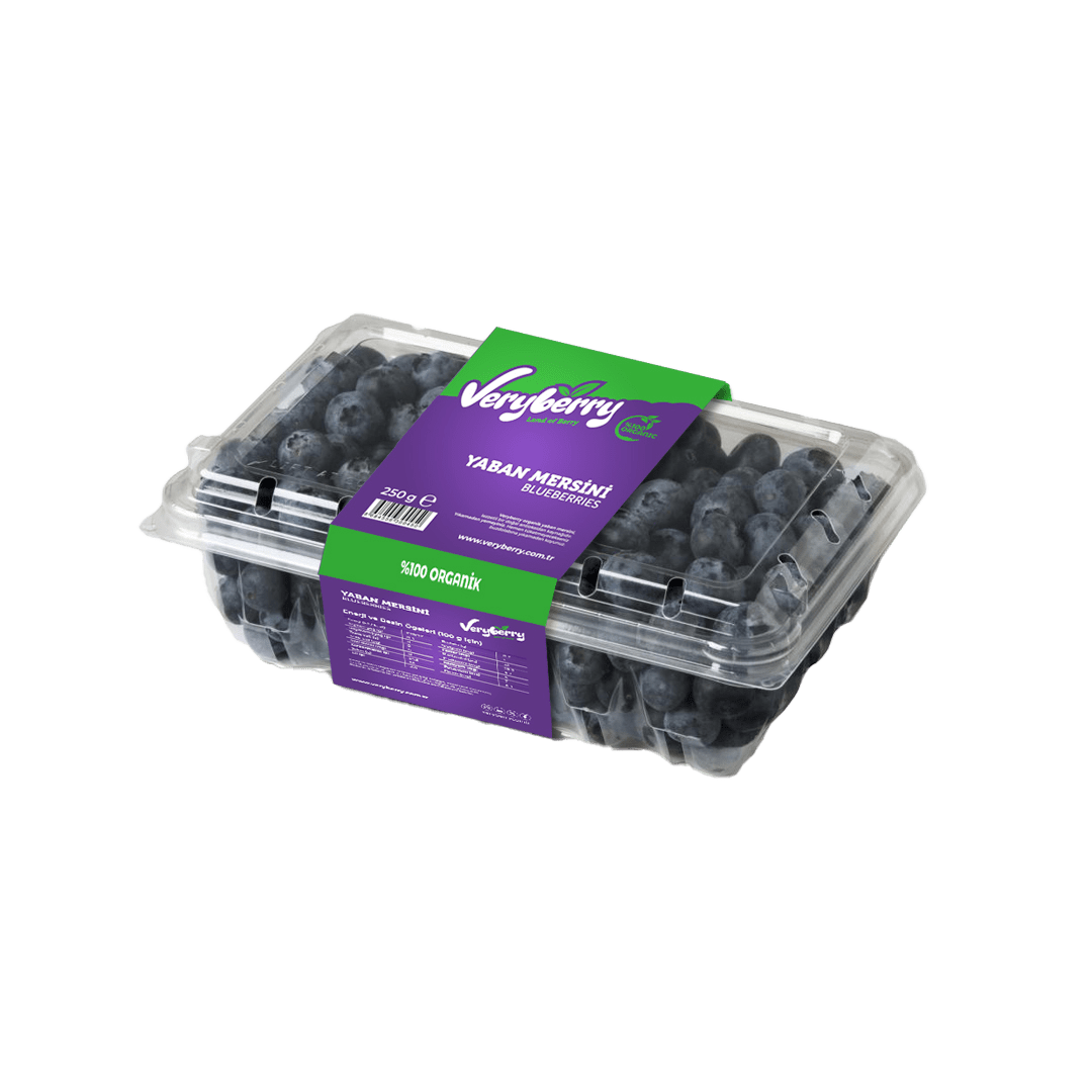 Organik 250gr Yaban Mersini Doğal Blueberry