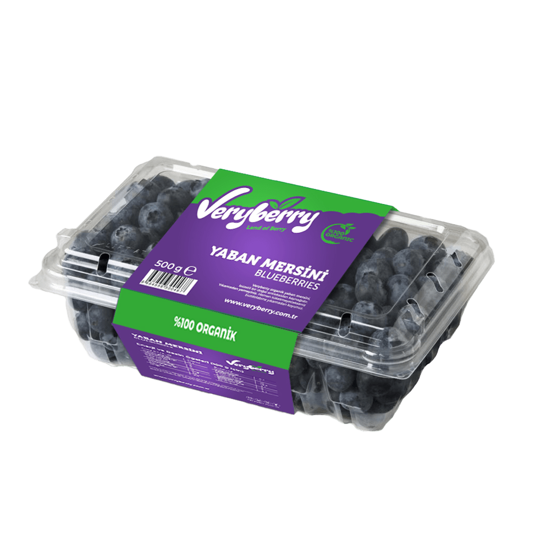 Organik 500gr Yaban Mersini Doğal Blueberry